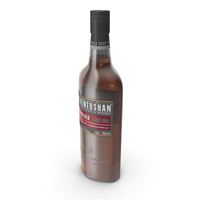 Auchentoshan 12 Years Old Whisky Bottle PNG & PSD Images