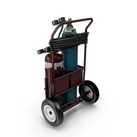 Oxygas Welding Trolley PNG & PSD Images