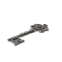Flower Key Silver PNG & PSD Images