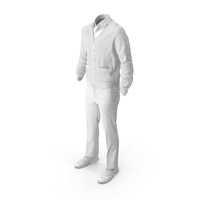 Men's Pants Waistcoat Shirt Shoes White PNG & PSD Images