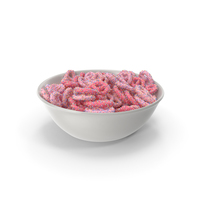 Bowl with Yogurt Covered Pretzels with Colored Pops PNG & PSD Images