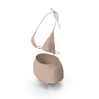 Women's Swimsuit Beige PNG & PSD Images