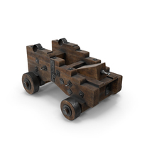 Medieval Gun Carriage PNG & PSD Images