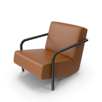 Brown Leather Porro Office Chair PNG & PSD Images