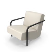 Beige Leather Porro Office Chair PNG & PSD Images