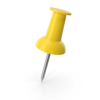 Yellow Pin PNG & PSD Images