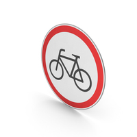 Road Sign No Bicycles PNG & PSD Images
