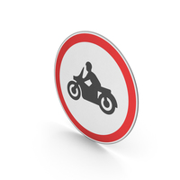 Road Sign No Motorcycles PNG & PSD Images