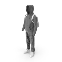 Men's Boots Jeans T-shirt Hoodie Hat Backpack Grey White PNG & PSD Images