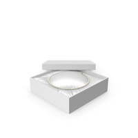 Pearl Necklace in a White Gift Box PNG & PSD Images
