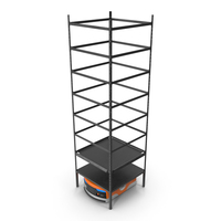 Amazon Kiva Warehouse Robot with Rack PNG & PSD Images