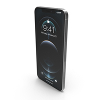 Apple iPhone 12 Pro Max Silver PNG & PSD Images