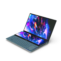 Asus Zenbook Pro Dual Screen Laptop PNG & PSD Images