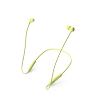 Beats Flex Wireless Earphones Yuzu Yellow PNG & PSD Images