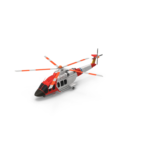Bell 525 Relentless Paramedic Helicopter PNG & PSD Images