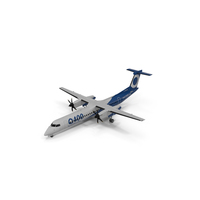 Bombardier Q400 NextGen Passenger Airplane PNG & PSD Images