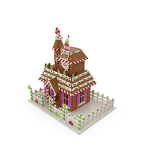 Christmas Gingerbread House PNG & PSD Images