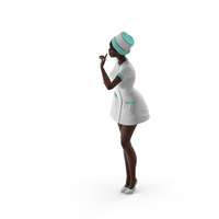 Dark Skinned Black Nurse PNG & PSD Images