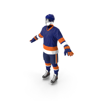 Hockey Equipment Blue PNG & PSD Images