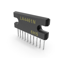 LA4461N IC LA4461 Audio Amplifier Circuit PNG & PSD Images