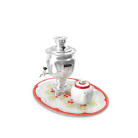 Vintage Electric Samovar Set PNG & PSD Images