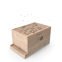 Brood Box Cedar 8 Frames PNG & PSD Images