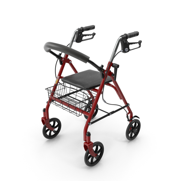 Drive Medical Four Wheel Rollator PNG & PSD Images