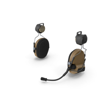 Headset for Tactical Helmet PNG & PSD Images