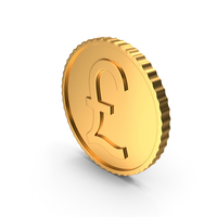 Gold Coin LB Funt PNG & PSD Images