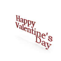 Happy Valentine's Day Symbol Red PNG & PSD Images