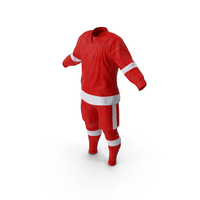 Hockey Clothes Red PNG & PSD Images