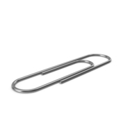 Paper Clip Silver PNG & PSD Images