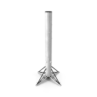 Launch Vehicle with Landing Legs PNG & PSD Images