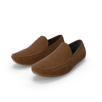 Mens Brown Casual Style Moccasins PNG & PSD Images