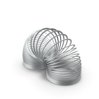Metal Toy Spring Curved PNG & PSD Images