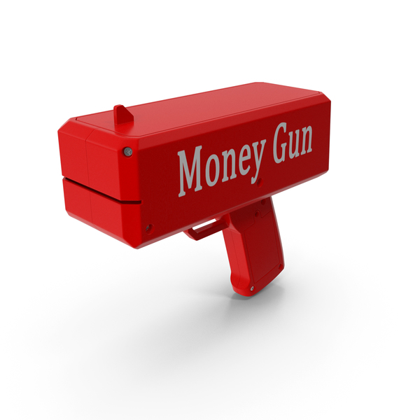 Money Gun PNG和PSD图像