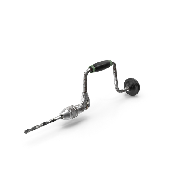 Old Hand Brace Drill Generic PNG & PSD Images