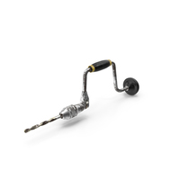 Old Stanley Hand Brace Drill PNG & PSD Images