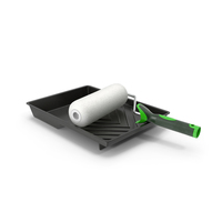 Paint Roller with Tray PNG & PSD Images