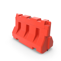 Plastic Jersey Barrier PNG & PSD Images