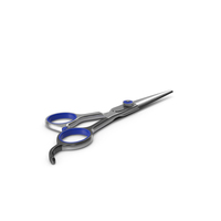 Professional Barber Straight Edge Scissors PNG & PSD Images