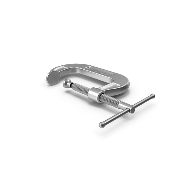Stainless Steel C-Clamp PNG & PSD Images