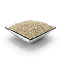 Square Bowl With Sesame Seeds PNG & PSD Images