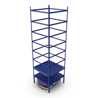 Warehouse Robot with Rack Generic PNG & PSD Images