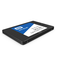 Western Digital Blue SSD 1TB PNG & PSD Images