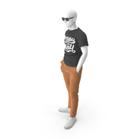 Mannequin in Summer Clothes PNG & PSD Images