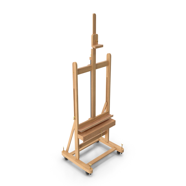 Wooden Studio Easel PNG & PSD Images