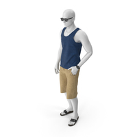 Mannequin in Summer Clothes PNG & PSD Images