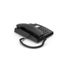 Black Office Phone PNG & PSD Images