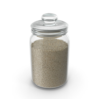 Jar with Sesame Seeds PNG & PSD Images